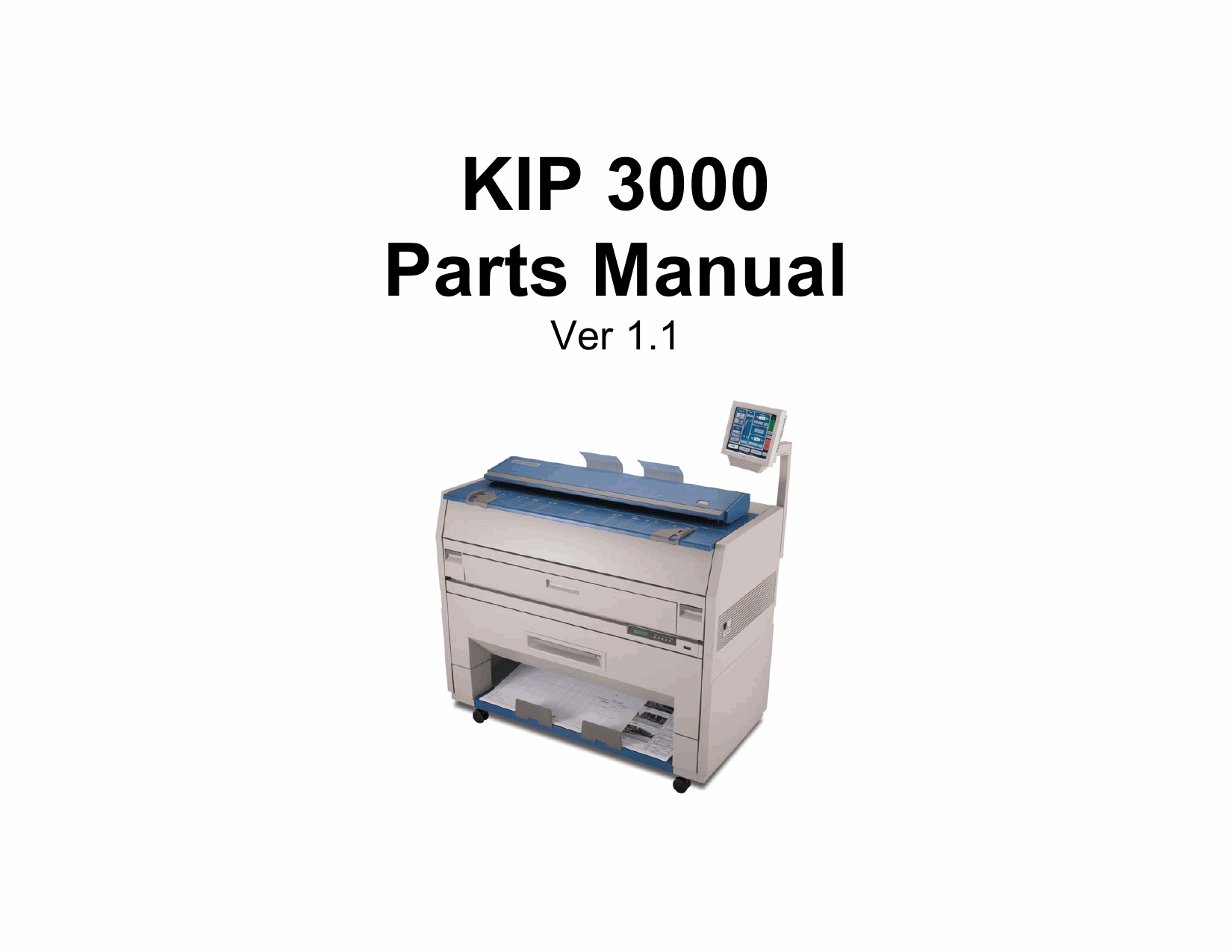 KIP 3000 Parts Manual-1
